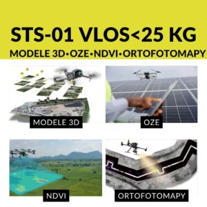 Pilot Drona w zastosowaniach inżynieryjno-pomiarowych - STS-01 VLOS