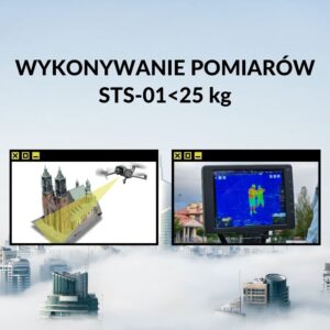 Wykonywanie pomiarów z wykorzystaniem drona - STS-01 + Termowizja + Modele 3D