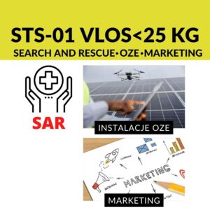 Zawodowy Pilot Drona: STS-01 | Wykonywania pomiarów | Inspekcje OZE | SAR | Marketing