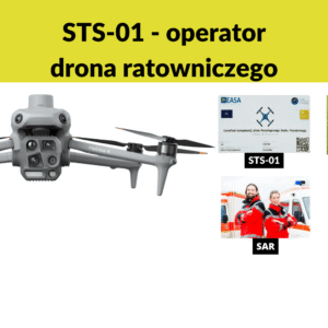 STS-01 w zakresie zielonych kompetencji cyfrowych: wykonywanie pomiarów, przetwarzanie danych fotogrametrycznych, inspekcje OZE z termowizją, SaR